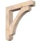 Ekena Millwork Legacy Craftsman Smooth Bracket w/ Offset Brace, Douglas Fir, 7 1/2"W x 42"D x 42"H BKT0806X42X42LEC04SDF - alternate 1
